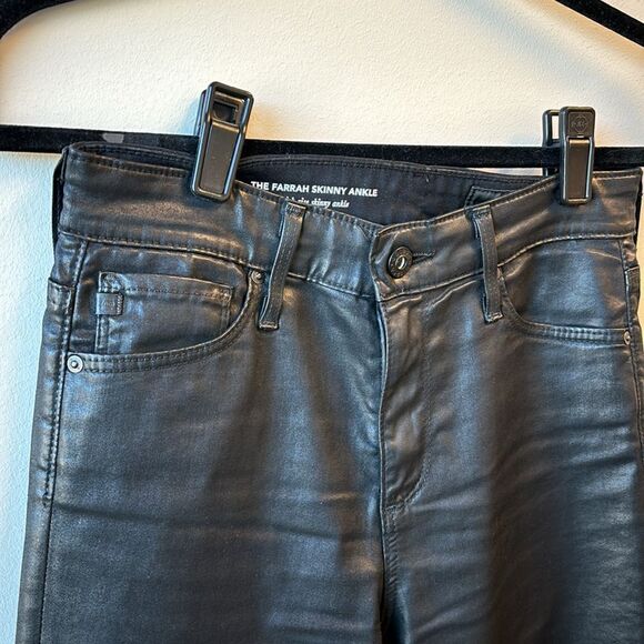AG jeans black 25 Farrah Skinny Ankle high rise - Picture 2 of 9